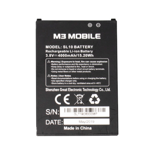 Аккумуляторная батарея для M3 Mobile SL10